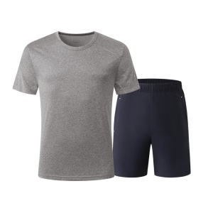 运动套装男女士休闲轻薄透气短袖T恤跑步短裤健身房两件套
